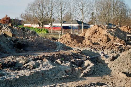 nieuwe weg richting noord