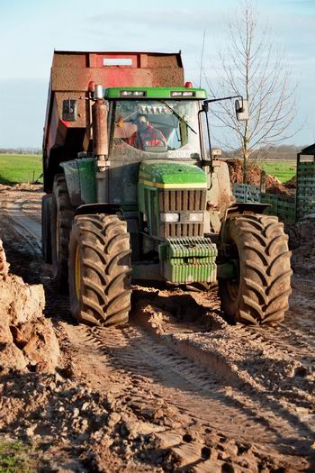 tractor met aanhanger