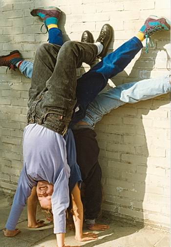 Handstand Debby, Francien en Jantien