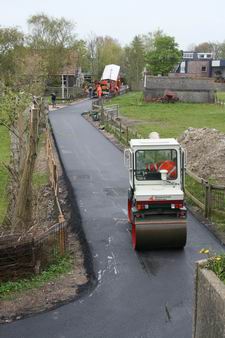 asfaltering Badweg