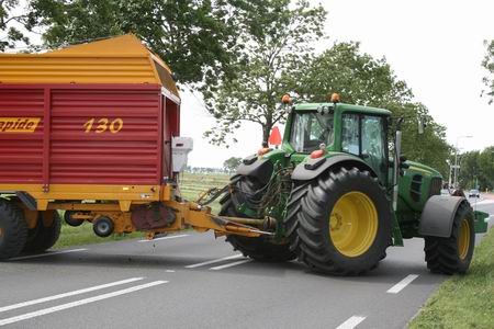 tractor met wagen