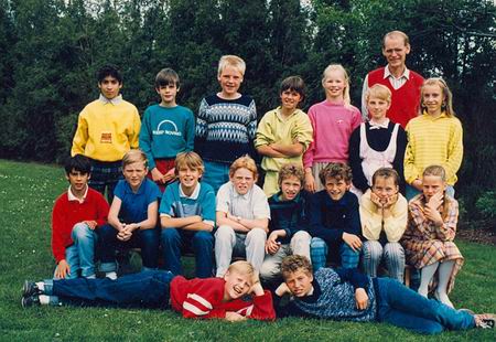 schoolklas jaren negentig