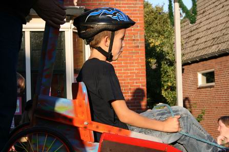 uiterste concentratie bij deze coureur