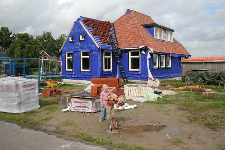 minder blauw, meer pannen