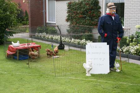 spreekwoordtafereel aan de Norritsstraat met levende have