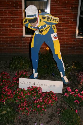 wereldkampioen schaatsen in Geertsemavoortuin