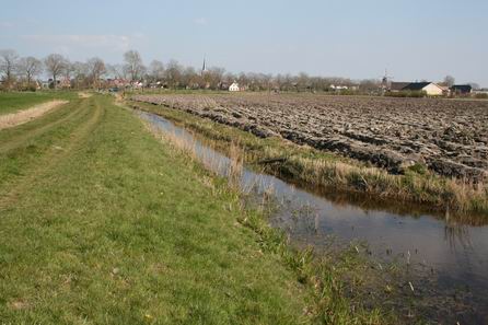 deel oude heirbaan richting Noordhorn