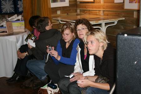 Wachtend op de bruidsshow  