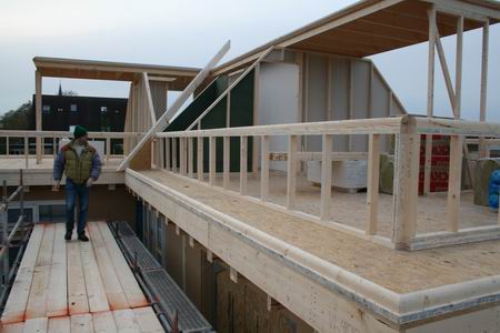 En dan is binnen een dag ook de verdieping al te betreden, een groots moment! 