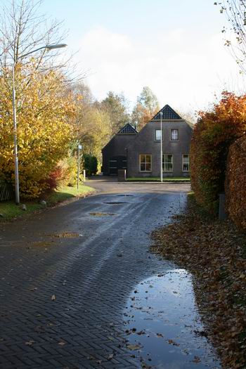 Oosteinde Verlengde Oosterweg in herfsttooi, november 2008  