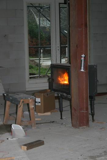 En de Kooihaard brandt, een prettige bijkomstigheid, in deze decembertijd! 