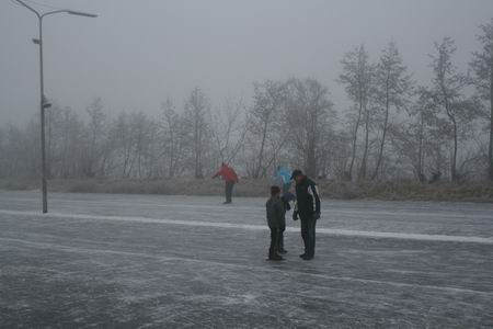 Ruimte, een belangrijk aspect! Zeker voor veilig schaatsen! 
