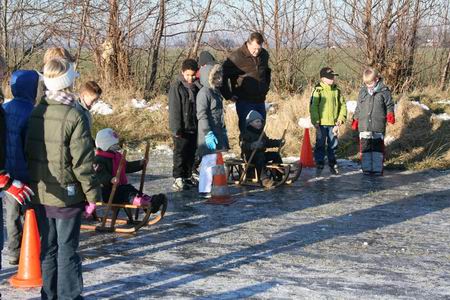 Uiterste concentratie bij de start! Klaar??? Wegwezen maar!  
