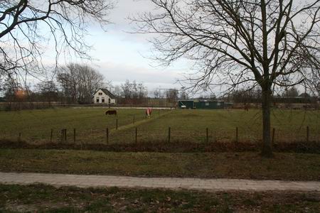 Vanuit de grote zaal een fraai uitzicht op de landelijke omgeving  