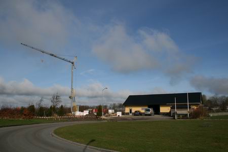 Aan het eind van de Handelsweg realiseert Sikkema Bouw een nieuw woonhuis