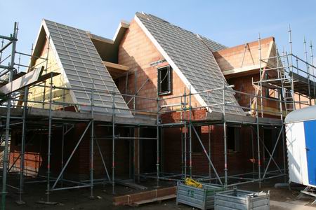 resize-of-kooikavels-4-07032009 De Kooimannen hebben, terecht, weekendverlof. Hier een blik op Meidoornstraat 12, langzaam maar zeker onder dak.