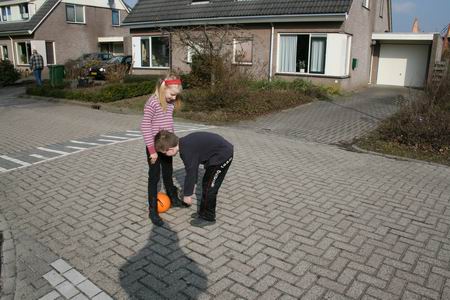 En ja, zo is scoren wel erg gemakkelijk....