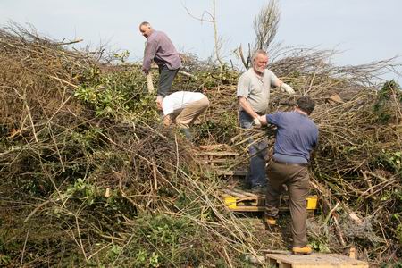 Constante aanvoer, constant werk, constant zweten...  