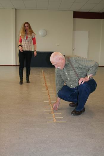 Good-old Wiebo Sijtsma legt zijn muntjes op de (volgens hem) juiste plek... Schieten maar!  