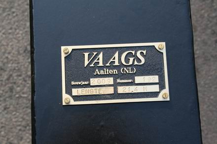 Ere wie ere toekomt: de firma VAAGS in Aalten heeft de roeden gemaakt, zo te zien prima kwaliteit, ingeschatte levensduur: 60 jaar...