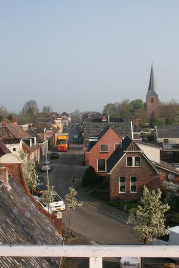 En vanaf de molentrans ziet Noordhorn er stralend en uitermate tevreden uit! 