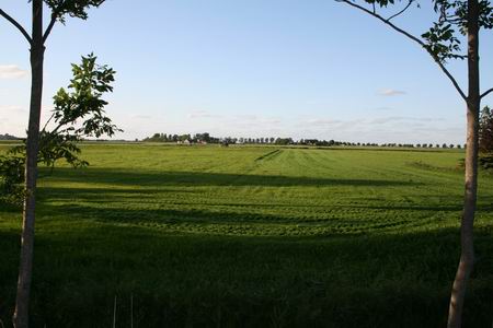 Blik noordwaarts, vanaf de Langestraat Noord, schilderachtig!