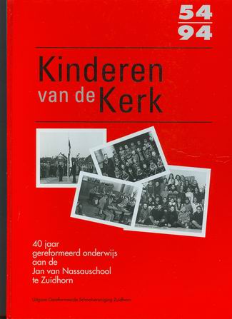 Voorplat van het genoemde boek, een uitgave van de Gereformeerde Schoolvereniging Zuidhorn 