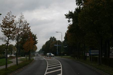 Rust op de N355, de versperring aan de kant gezet, niet zo'n goed idee... 