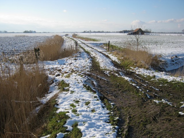 De Oude Weg, tenminste dat wat er nog van over is....