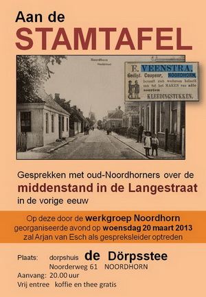 affiche Aan de stamtafel verkl