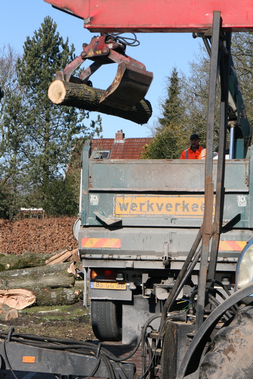 Snelle afvoer van de stamdelen, ieder weet wat hem te doen staat. De organisatie blijkt uitstekend.
