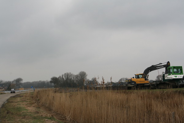 Hier is de kaalslag beter te zien, het landschap krijgt meteen iets troosteloos....