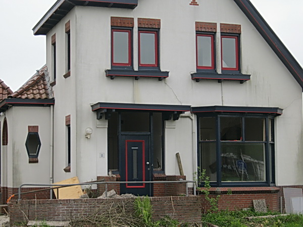 De klus is geklaard! Aan de voorkant valt het nog niet zo op......