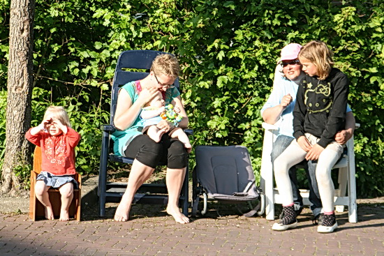 Het publiek is er klaar voor.......