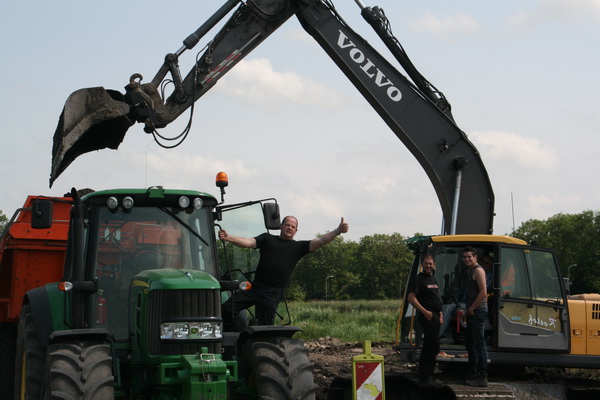 John Deere-chauffeur Luuk ziet het weekend wel zitten, zijn collega's volgen....