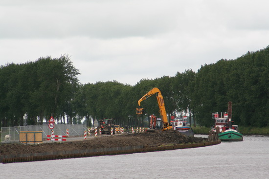 Voorbij Noordhorner Tolhek aan de zuidkant van het Van Starkenborghkanaal wordt ook een kanaalcorrectie gerealiseerd.
