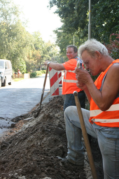 Ook bij sommige kabelaars geldt nog steeds: "Eerst even tied veur n pafke!"