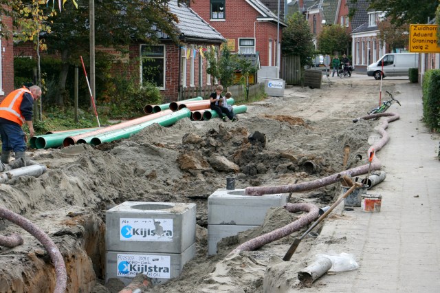 Ik maak een terugtrekkende beweging, terug naar de Langestraat. De Noorderweg van noord naar zuid, inclusief Kijlstra-blokken. Nog een paar weken!