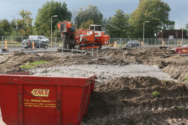 Is hier al iets zichtbaar van die nieuwe omleiding naar de N355? Het lijkt er nog niet erg op, maar het kan snel veranderen...