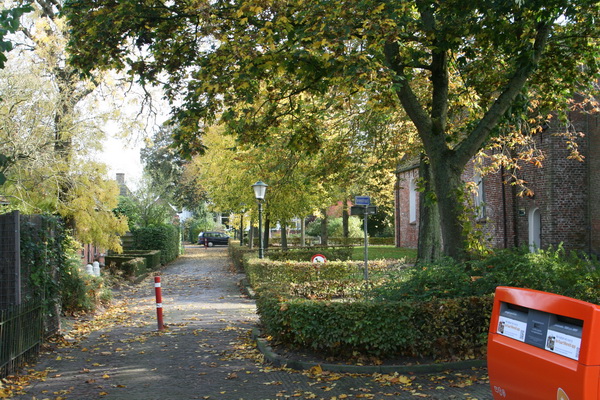Op weg naar huis nog een keer de herfstsfeer in de Torenstraat vastgelegd. Kleurrijk dorpscentrum.