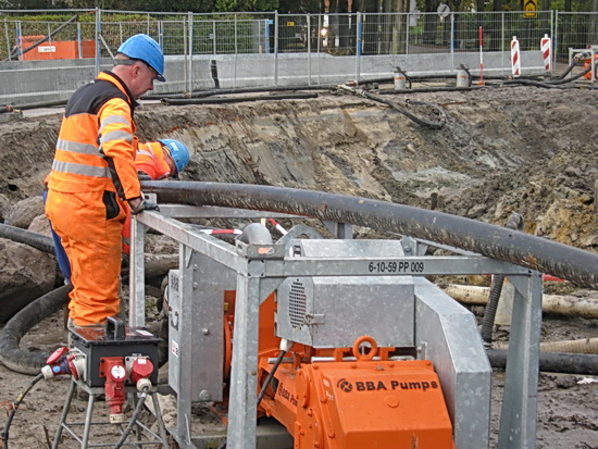 Twee pompinstallaties? Drie? Even uitproberen...