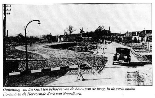 Illustratie bij het artikel over de aanleg van het Van Starkenborghkanaal in de jaren dertig.