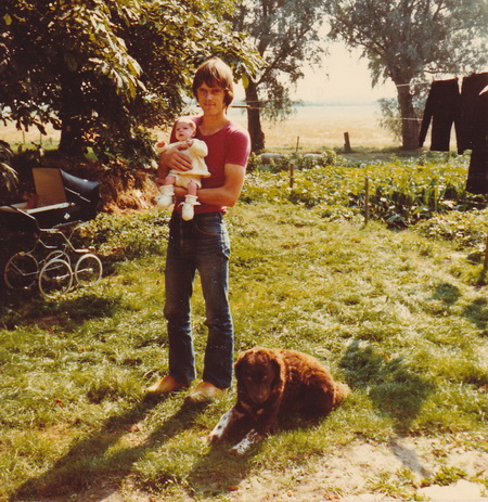 Sipke met eerste dochter Dineke