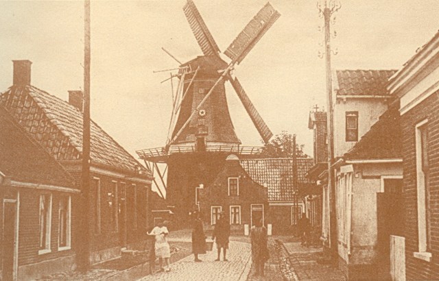 Langestraat Noordhorn oude foto uit boek crop